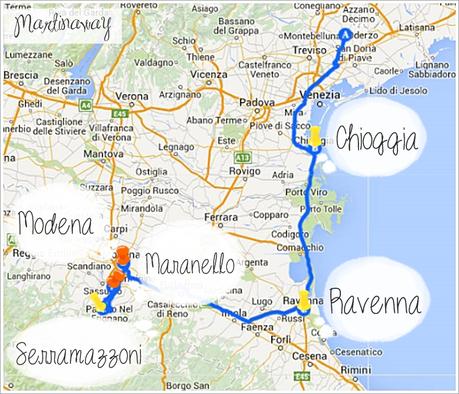 #onMOway, il mio viaggio on the road tra Veneto ed Emilia Romagna.