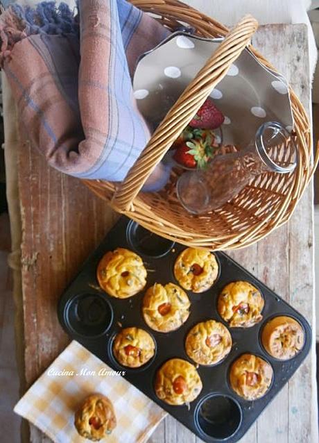 Muffin alla Pizzaiola con Tante Erbe Aromatiche