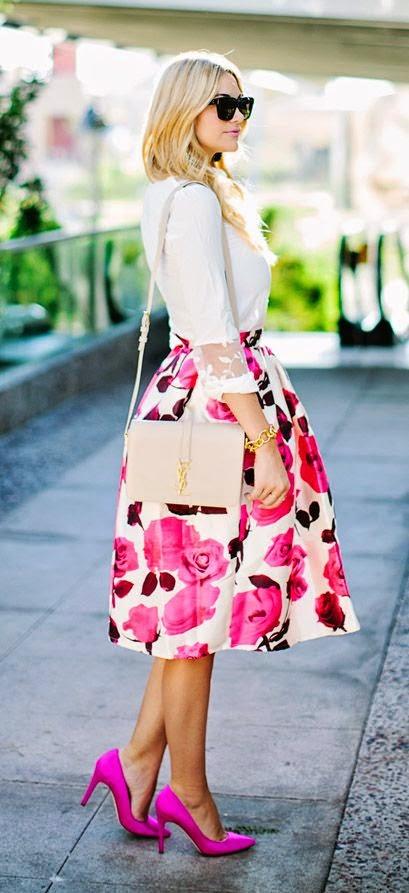 MIDI SKIRT # 3 - FLOWERS