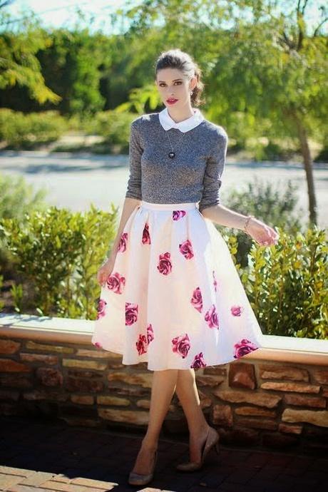 MIDI SKIRT # 3 - FLOWERS