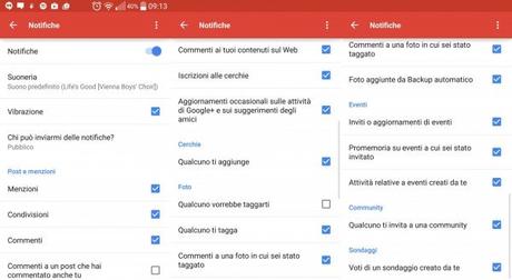 Come gestire le notifiche di Google Plus su Android