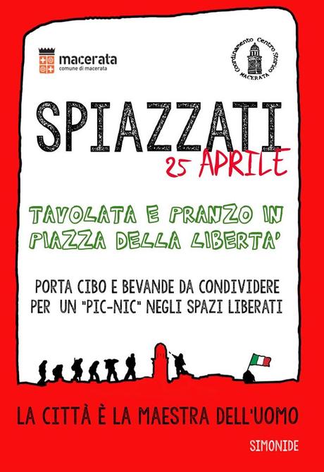 Il 25 aprile tutti in centro a Macerata per Spiazzati!