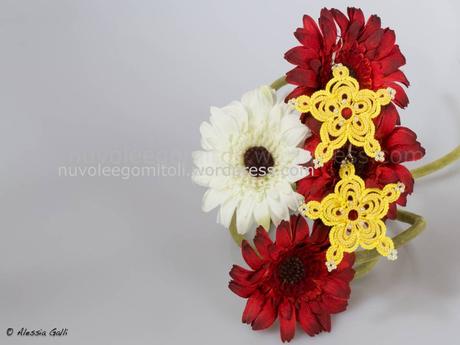 Orecchini e …. una puntina di giallo Orecchini e …. una puntina di giallo