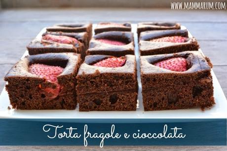 Trancetti alle fragole e cioccolata vegan