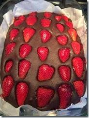 Trancetti alle fragole e cioccolata vegan