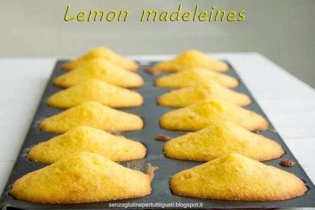 Lemon Madeleines di Martha Stewart senza glutine