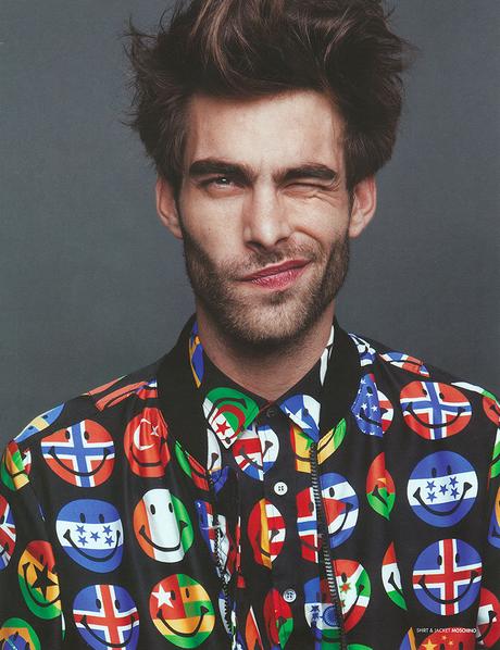 JON KORTAJARENA BELLISSIMO E ANNI 90 PER SEVENTH MAN Jon Kortajarena Seventh Man 2015 Servizio fotografico 010 Jon Kortajarena Canali '90 modelli sportivi per Shoot Seventh Man Copertina