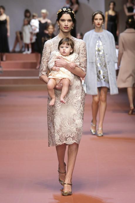 Inno alla mamma Sfilata Dolce & Gabbana autunno inverno 2015-2016