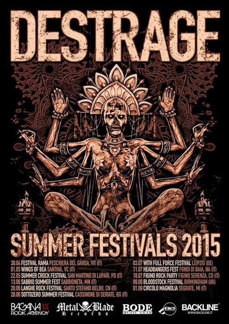 DESTRAGE: le date del Summer Festivals 2015