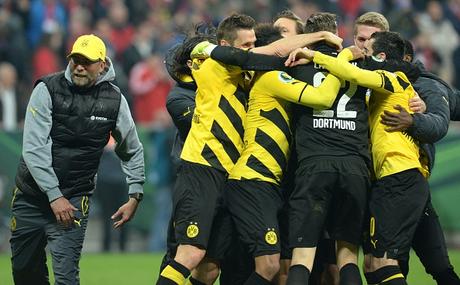 Bayern-Borussia 1-3 d.c.r.: Klopp chiude a Berlino: Dortmund in finale di Coppa di Germania