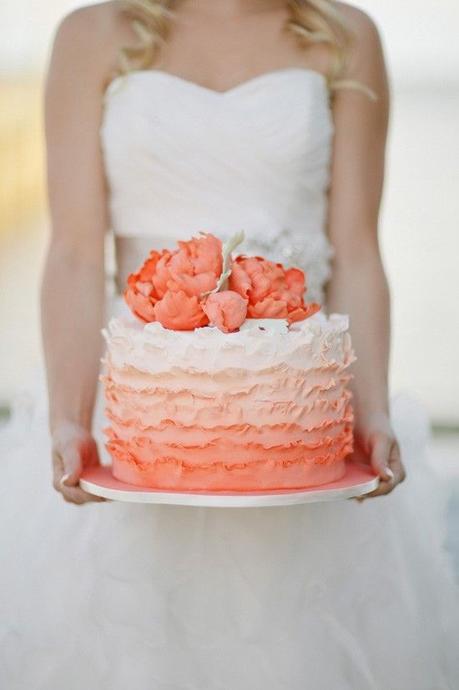 Ombre Wedding Cake, scelta di stile