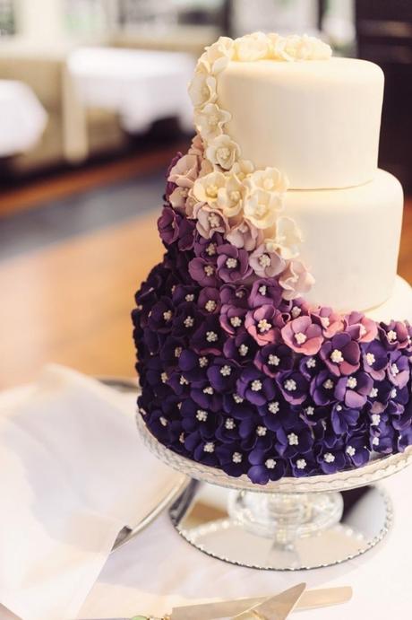 Ombre Wedding Cake, scelta di stile