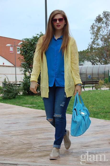 cardigan giallo compania fantastica