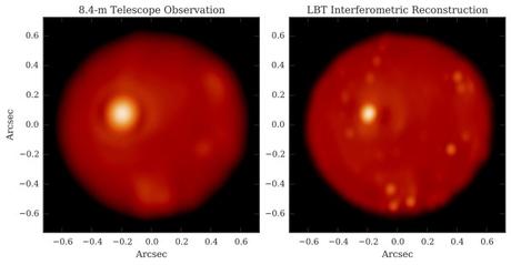 Il Large Binocular Telescope ha puntato su Io