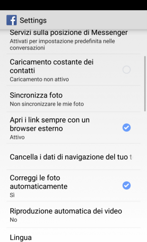 Come attivare la sincronizzazione delle foto su Facebook per Android