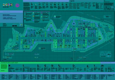 La mappa di Expo Milano 2015