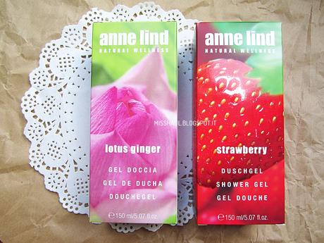 [Recensione] Gel doccia Strawberry e Lotus Ginger - Anne Lind by Annemarie Borlind