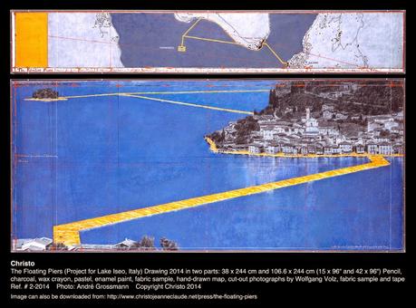 Christo  The Floating Piers  Project for Lake Iseo, Italy