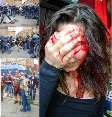 Bologna, cariche contro i contestatori: il volto repressivo del renzismo