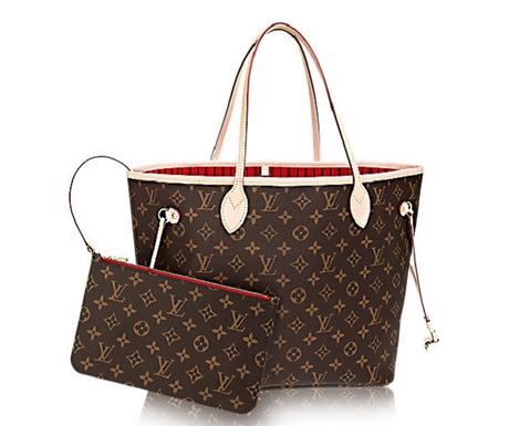 Borse Louis Vuitton Neverfull in tela Monogram