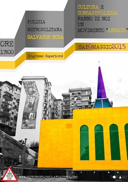 Partenope inondata d’amore e piantine: ecco il nuovo appuntamento per pulire Napoli Sii turista della tua città, pulizia Salvator Rosa