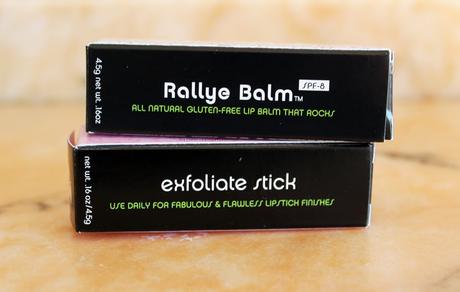 Rallye Balm + Exfoliate Duo, scrub e balsamo per labbra in stick