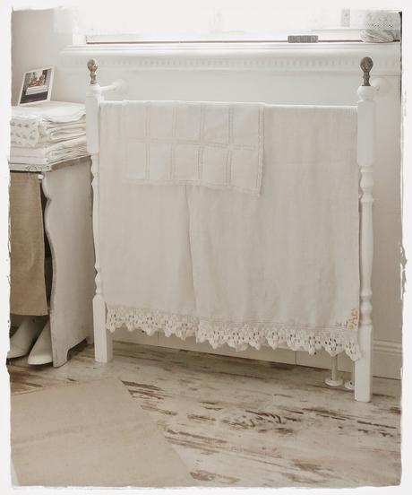 Una favolosa stanza da bagno in stile shabby chic