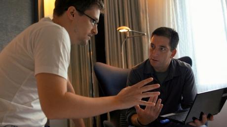 Snowden con il giornalista Glenn Greenwald