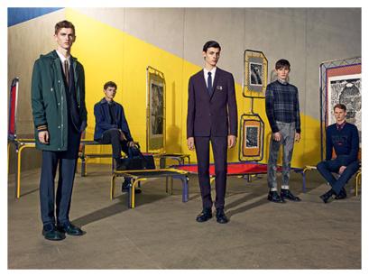 DIOR HOMME E' COLLEGIALE PER L'AUTUNNO 2015