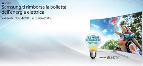 Promozione Samsung ti rimborsa la bolletta dell’energia elettrica   SAMSUNG Italia