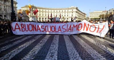 La #BuonaScuola è quella che è scesa in piazza