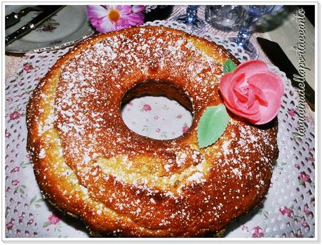 Ciambella alla ricotta e pistacchi / Donut with ricotta and pistachios