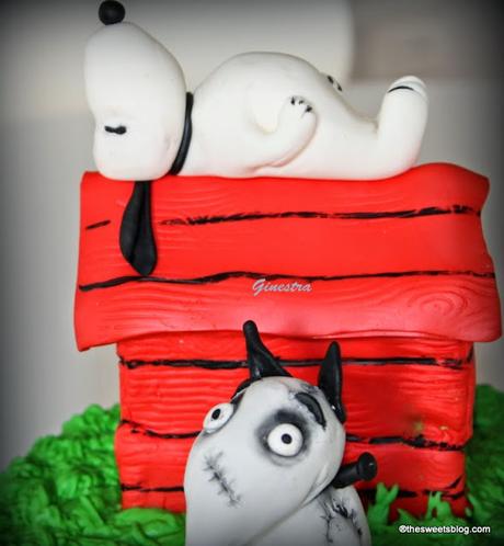 Torta Snoopy e Sparky (frankenweenie)