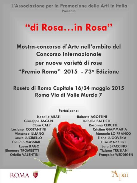 ROMA: di Rosa…in Rosa | PREMIO ROSE’S 2015 | Roseto di Roma Capitale, 16 – 24 maggio 2015