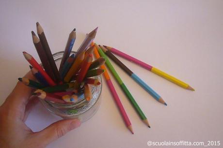 riciclare matite colorate