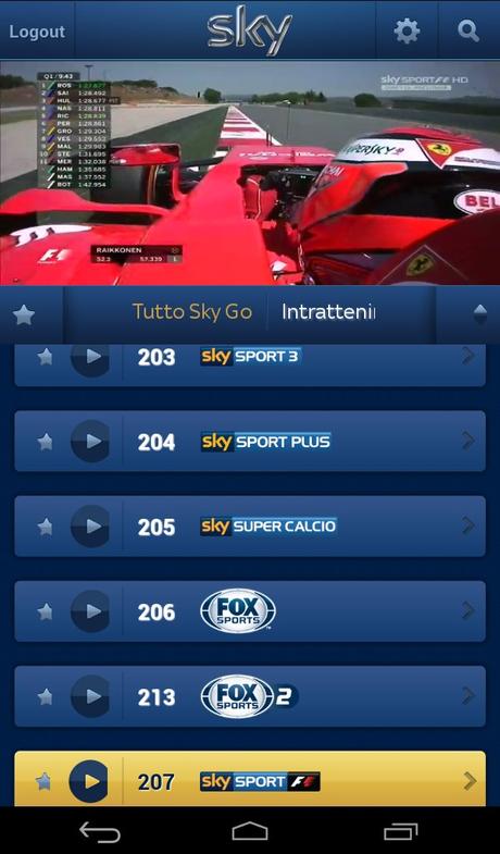 Serie A e Formula 1 vincono la gara degli ascolti su Sky Go