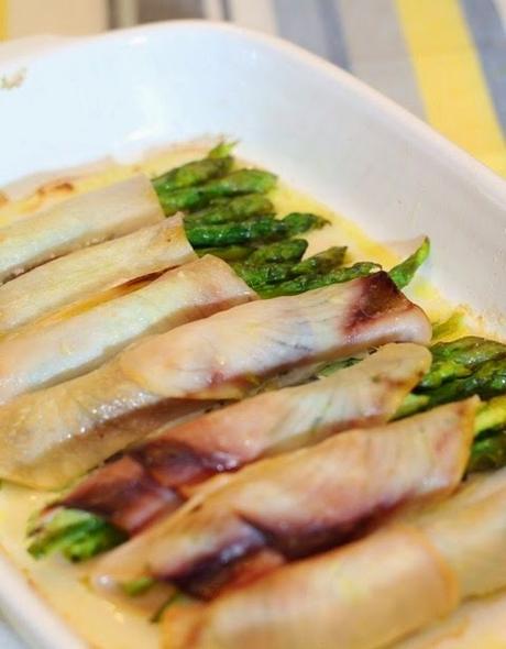 Involtini di pesce spada farciti agli asparagi