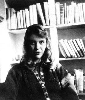 Plath in 1957, source Wikipedia