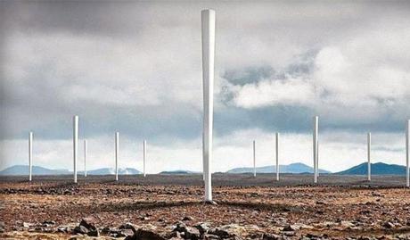 Turbina eolica senza pale che produce energia oscillando