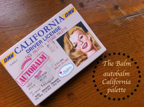 THE BALM autobalm CALIFORNIA palette