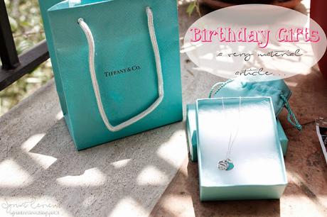Birthday Gifts ♥ [a very material article...]