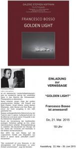 “GOLDEN LIGHT” di FRANCESCO BOSSO