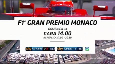 Sky Sport F1 HD, Gp Monaco Palinsesto 20 - 24 Maggio 2015 #SkyMotori