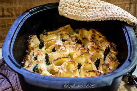 paccheri gratinati asparagi e guanciale la barchetta di carta di zucchero food blog ricetta tradizione