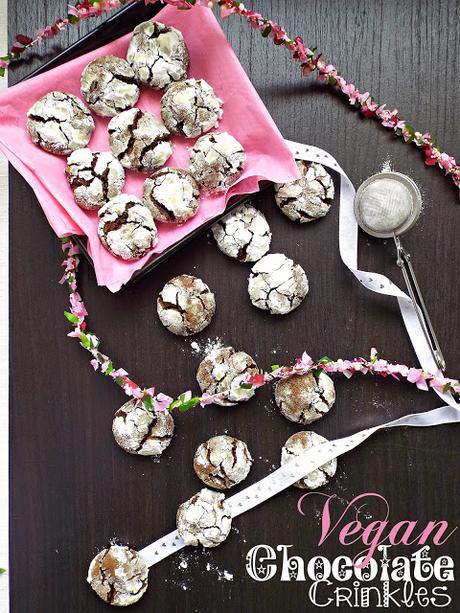 Vegan chocolate crinkles e nuovo contest