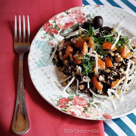 lacaccavella-insalataestiva-riso-orzo-farro-summer-salad-rice-barley