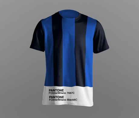 Pantone Football Club T-Shirts Inter