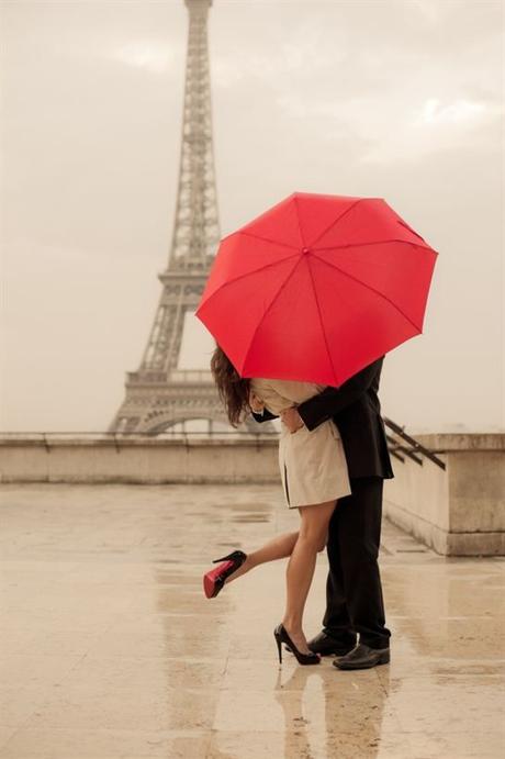 anniversario, anniversary, matrimonio, wedding, love, amore, kiss, bacio, Parigi, Paris, red, rosso