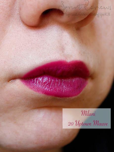 Uptown Mauve - Milani [review, swatches & comparazioni]