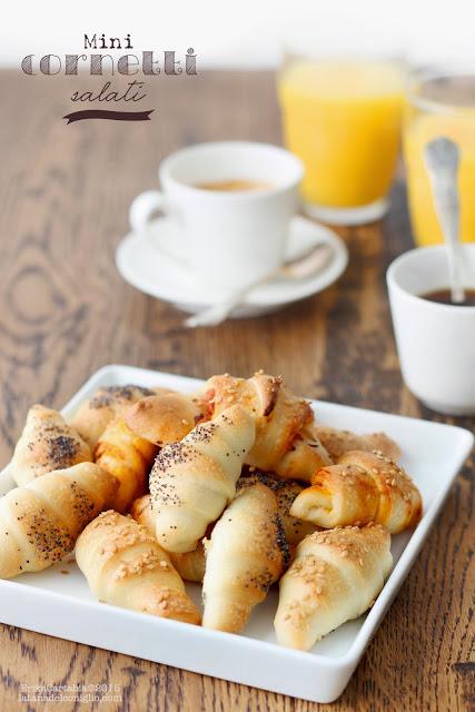 Mini cornetti salati, perfetti per il brunch!!